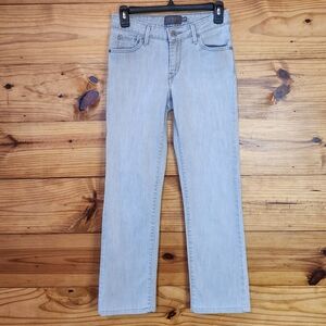 Levi's Demi Curve Classic Slim Straight Gray Washed Light Denim 26